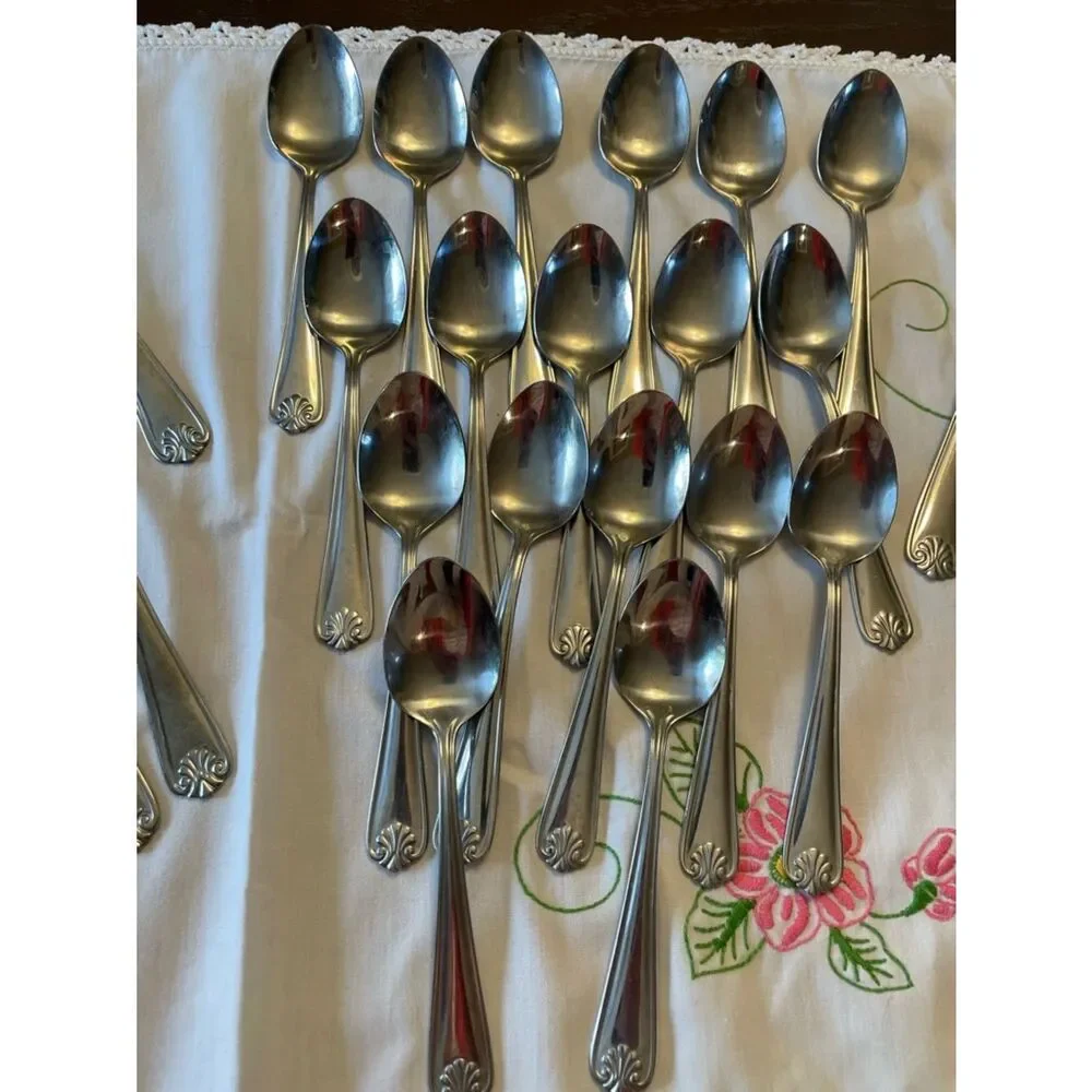 Cambridge Stainless SHELL Pattern Flatware Set/Pieces